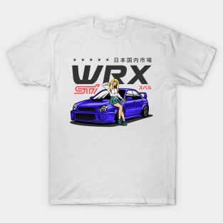 JDM car Subaru WRX sti T-Shirt